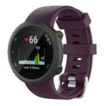 G.r45.18 Main Purple StrapsCo QuickFit 22 Silicone Rubber Watch Band Strap For Garmin Forerunner 4545S & Swim 2