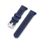 G.r45.5 Angle Blue StrapsCo QuickFit 22 Silicone Rubber Watch Band Strap For Garmin Forerunner 4545S & Swim 2