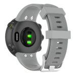 G.r45.7 Back Grey StrapsCo QuickFit 22 Silicone Rubber Watch Band Strap For Garmin Forerunner 4545S & Swim 2