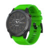 G.r46.11 Main Green StrapsCo QuickFit 26 Silicone Rubber Watch Band Strap For Garmin Fenix 6X