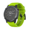 G.r46.11a Main Light Green StrapsCo QuickFit 26 Silicone Rubber Watch Band Strap For Garmin Fenix 6X