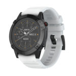 G.r46.22 Main White StrapsCo QuickFit 26 Silicone Rubber Watch Band Strap For Garmin Fenix 6X