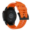 G.r47.12 Back Orange StrapsCo QuickFit 22 Silicone Rubber Watch Band Strap For Garmin Fenix 6