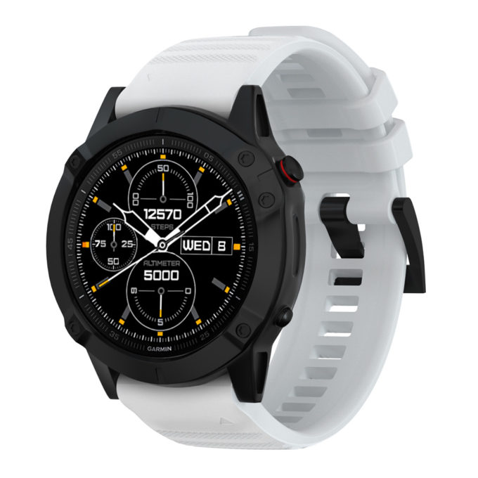 Compatible con correas de reloj Garmin Fenix 6 Pro, Forerunner 945, correas  de repuesto de silicona Quickfit de 0.866 in para Garmin Instinct, Fenix 5