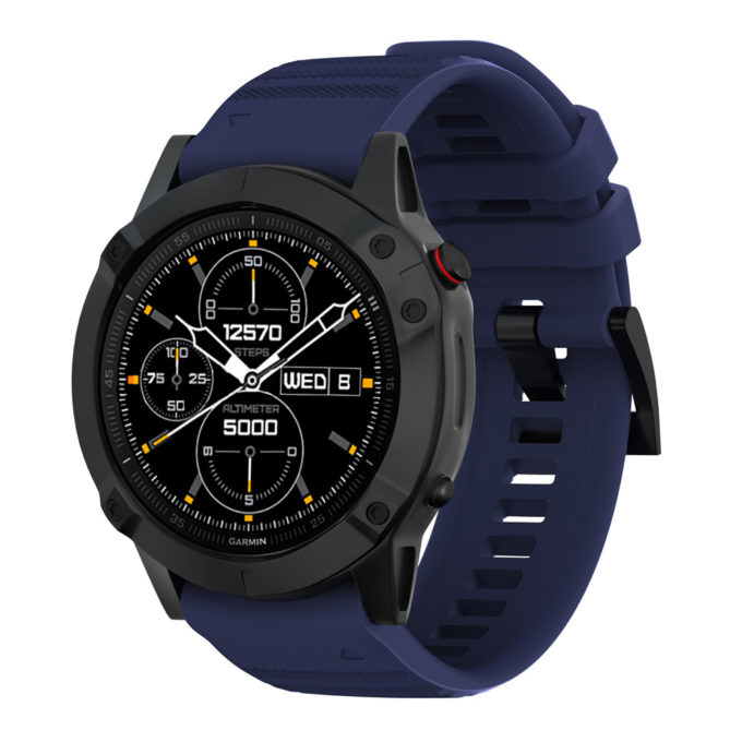 Compatible con correas de reloj Garmin Fenix 6 Pro, Forerunner 945, correas  de repuesto de silicona Quickfit de 0.866 in para Garmin Instinct, Fenix 5