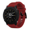 G.r47.6 Main Red StrapsCo QuickFit 22 Silicone Rubber Watch Band Strap For Garmin Fenix 6