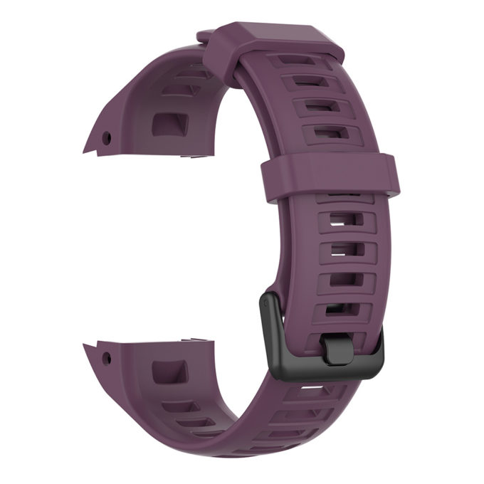 G.r48.18 Back Purple StrapsCo Silicone Rubber Watch Band Strap For Garmin Instinct