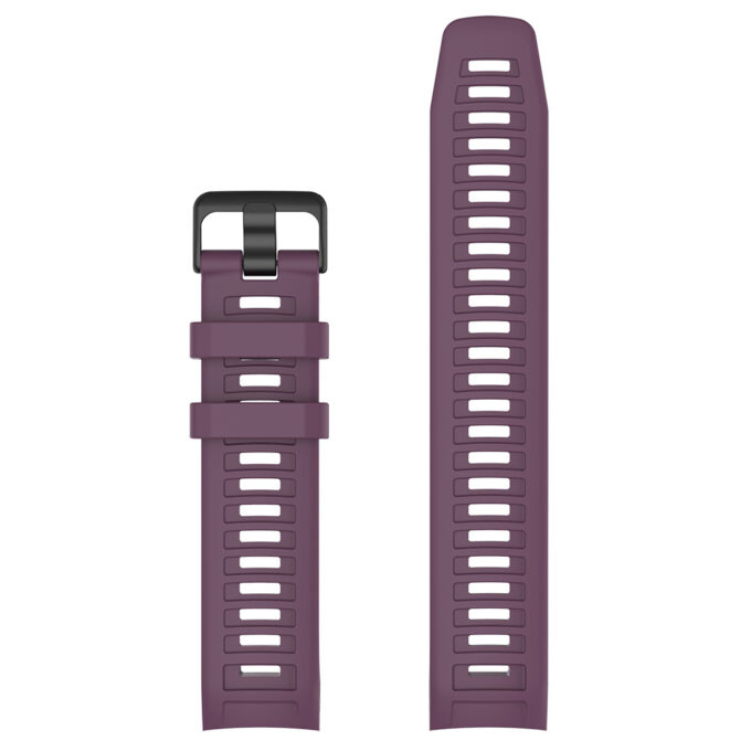 G.r48.18 Up Purple StrapsCo Silicone Rubber Watch Band Strap For Garmin Instinct