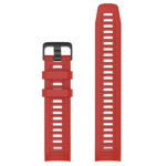 G.r48.6 Up Red StrapsCo Silicone Rubber Watch Band Strap For Garmin Instinct
