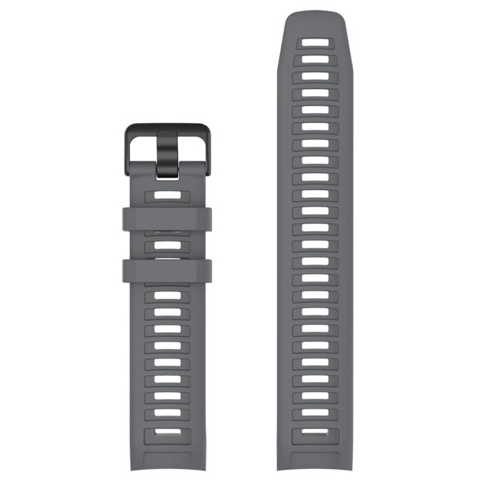 G.r48.7 Up Grey StrapsCo Silicone Rubber Watch Band Strap For Garmin Instinct
