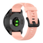 G.r49.13 Back Pink StrapsCo Silicone Rubber Watch Band Strap For Garmin Forerunner 945 & Quatix 5