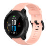 G.r49.13 Main Pink StrapsCo Silicone Rubber Watch Band Strap For Garmin Forerunner 945 & Quatix 5