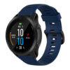 G.r49.5a Main Dark Blue StrapsCo Silicone Rubber Watch Band Strap For Garmin Forerunner 945 & Quatix 5