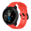 G.r49.6 Main Red StrapsCo Silicone Rubber Watch Band Strap For Garmin Forerunner 945 & Quatix 5