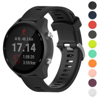 20mm Silicone Strap For Garmin Forerunner 245 245M 645/Vivoactive  5/Vivomove Smart Watch Band for Samsung Galaxy Watch Active 2