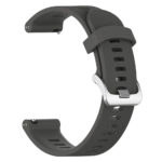 G.r50.7 Back Grey StrapsCo Silicone Rubber Watch Band Strap For Garmin Forerunner 245