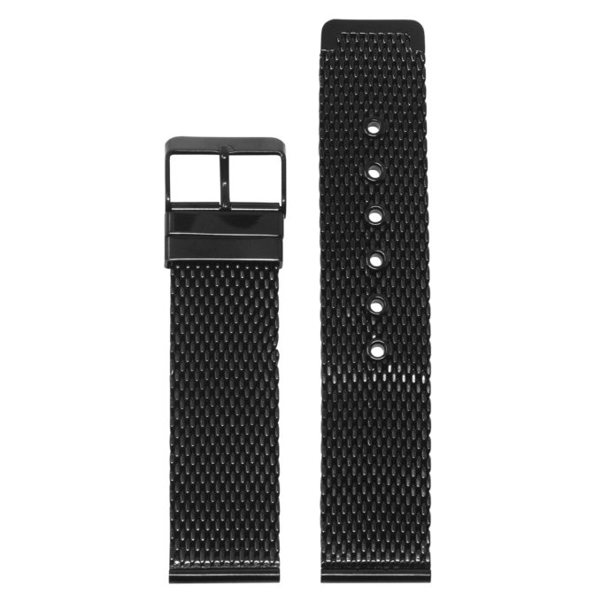 M3.mb Main Black StrapsCo Stainless Steel Two Piece Mesh Watch Band Strap 18mm 20mm 22mm 24mm