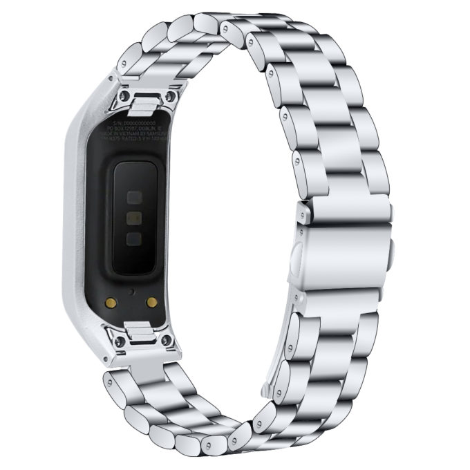 S.m10.ss Back Silver StrapsCo Stainless Steel Watch Band Strap For Samsung Galaxy Fit E SM R375