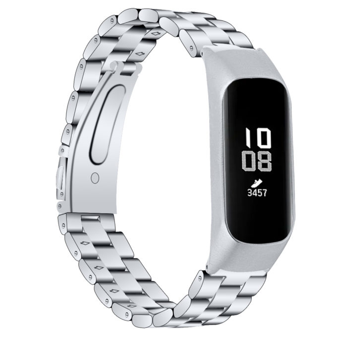 S.m10.ss Main Silver StrapsCo Stainless Steel Watch Band Strap For Samsung Galaxy Fit E SM R375