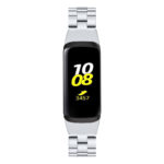 S.m15.ss Alt Silver StrapsCo Stainless Steel Watch Band Strap For Samsung Galaxy Fit SM R370