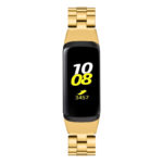 S.m15.yg Alt Yellow Gold StrapsCo Stainless Steel Watch Band Strap For Samsung Galaxy Fit SM R370