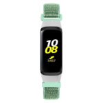 S.ny4.11a Front Mint Green StrapsCo Woven Nylon Watch Band Strap Compatible With Samsung Galaxy Fit SM R370