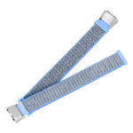 S.ny4.5 Angle Blue StrapsCo Woven Nylon Watch Band Strap Compatible With Samsung Galaxy Fit SM R370