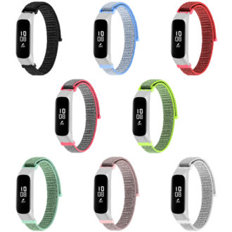 S.ny5 All Colors StrapsCo Woven Nylon Watch Band Strap Compatible With Samsung Galaxy Fit E SM R375