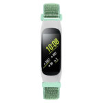 S.ny5.11a Front Mint Green StrapsCo Woven Nylon Watch Band Strap Compatible With Samsung Galaxy Fit E SM R375