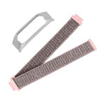 S.ny5.13 Angle Pink StrapsCo Woven Nylon Watch Band Strap Compatible With Samsung Galaxy Fit E SM R375