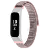 S.ny5.13 Main Pink StrapsCo Woven Nylon Watch Band Strap Compatible With Samsung Galaxy Fit E SM R375