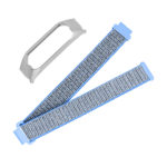 S.ny5.5 Angle Blue StrapsCo Woven Nylon Watch Band Strap Compatible With Samsung Galaxy Fit E SM R375