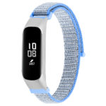 S.ny5.5 Main Blue StrapsCo Woven Nylon Watch Band Strap Compatible With Samsung Galaxy Fit E SM R375