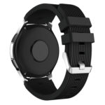 S.r17.1 Back Black StrapsCo Silicone Rubber Watch Band Strap For Samsung Galaxy Watch 46mm
