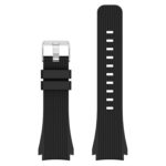 S.r17.1 Up Black StrapsCo Silicone Rubber Watch Band Strap For Samsung Galaxy Watch 46mm