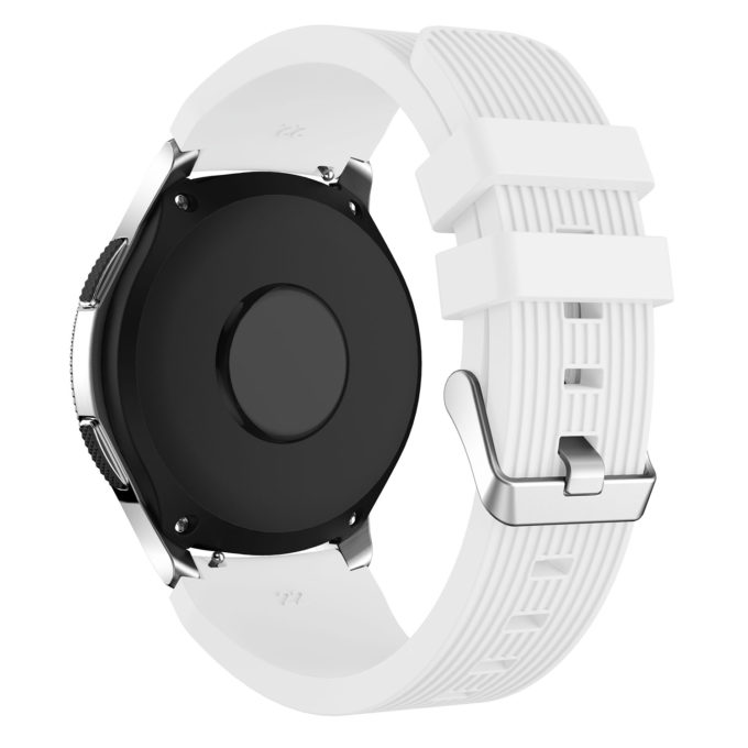 S.r17.22 Back White StrapsCo Silicone Rubber Watch Band Strap For Samsung Galaxy Watch 46mm