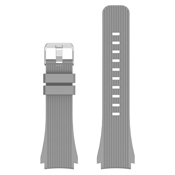 S.r17.7 Up Grey StrapsCo Silicone Rubber Watch Band Strap For Samsung Galaxy Watch 46mm