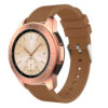 S.r18.2 Main Brown StrapsCo Silicone Rubber Watch Band Strap For Samsung Galaxy Watch 42mm