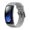 S.r9.7 Main Grey StrapsCo Silicone Rubber Watch Band Strap For Samsung Galaxy Fit2 Pro SM R365