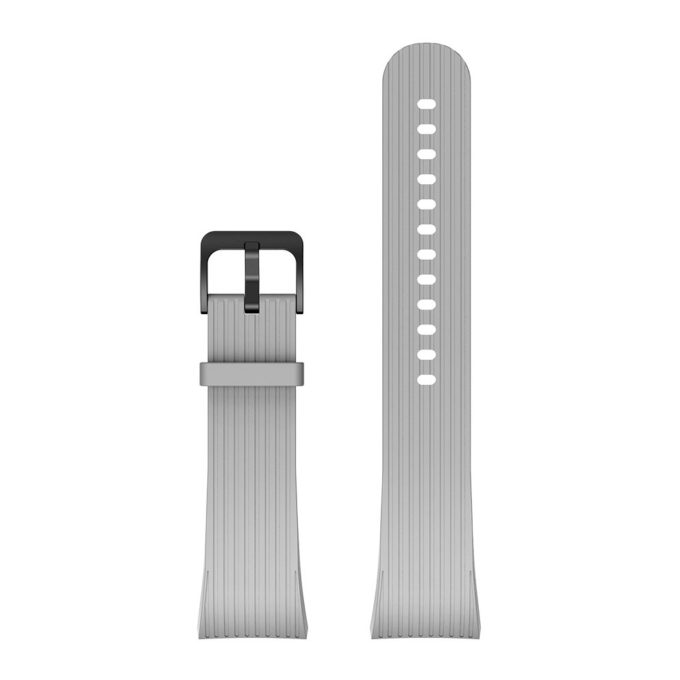 S.r9.7 Up Grey StrapsCo Silicone Rubber Watch Band Strap For Samsung Galaxy Fit2 Pro SM R365