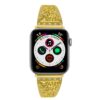 a.m39.yg Alt Yellow Gold StrapsCo Stainless Steel Adjustable Bracelet with Rhinestones for Apple Watch Series 12345
