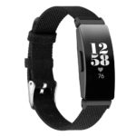 Fb.ny10.1 Main Black StrapsCo Canvas Watch Band Strap For Fitbit Inspire & Inspire HR