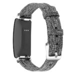 Fb.ny10.7a Back Dark Grey StrapsCo Canvas Watch Band Strap For Fitbit Inspire & Inspire HR