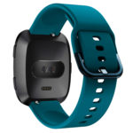 fb.r43.11 Back Teal StrapsCo Silicone Rubber Watch Band Strap for Fitbit Versa