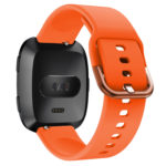 fb.r43.12 Back Orange StrapsCo Silicone Rubber Watch Band Strap for Fitbit Versa
