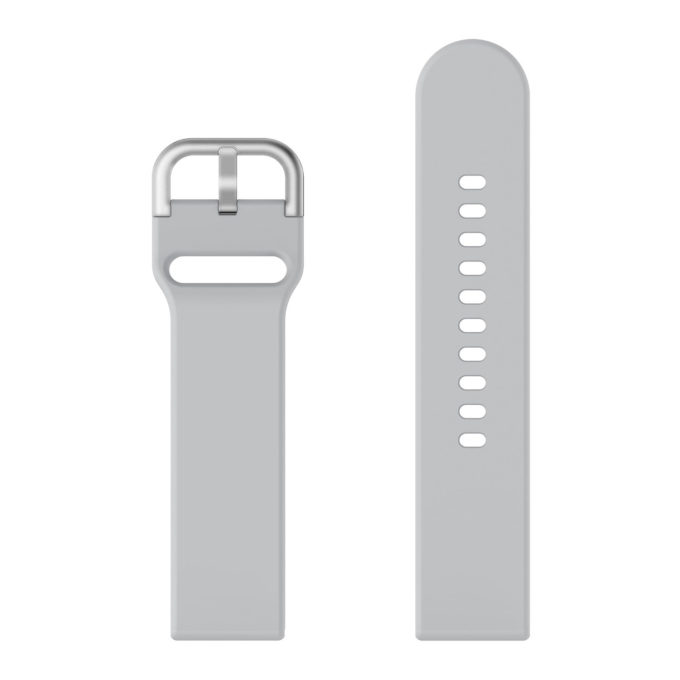 fb.r43.7 Up Grey StrapsCo Silicone Rubber Watch Band Strap for Fitbit Versa