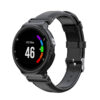 G.l3.1 Main Black StrapsCo Leather Watch Band Strap For Garmin Forerunner 235 620 735 S20