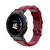G.l3.4 Main Burgundy StrapsCo Leather Watch Band Strap For Garmin Forerunner 235 620 735 S20