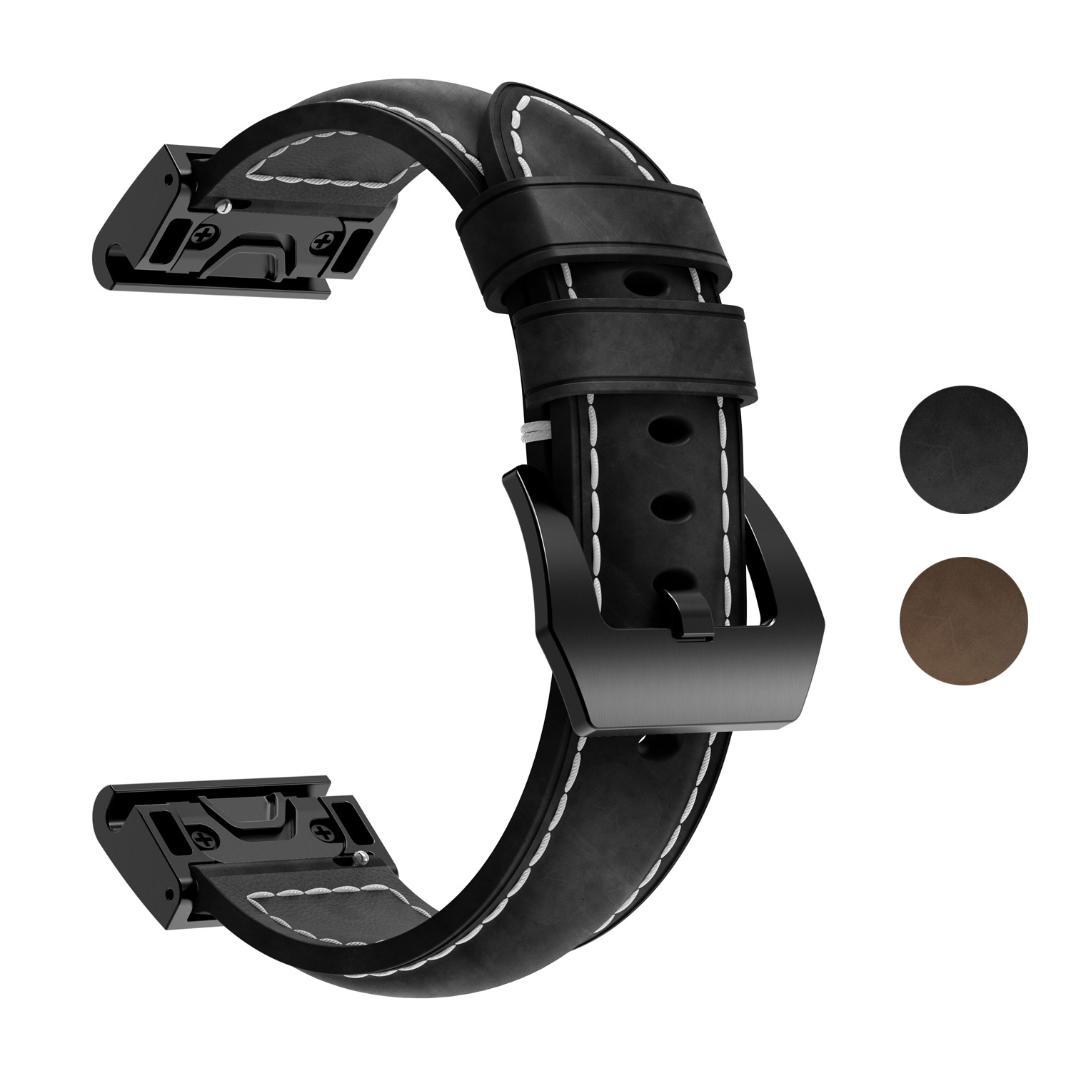 Horizon Leather Strap For Garmin Approach S70 - 47mm | StrapsCo