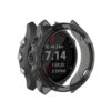 g.pc12 Alt Black StrapsCo Silicone Rubber Protective Case Cover for Garmin Forerunner 245